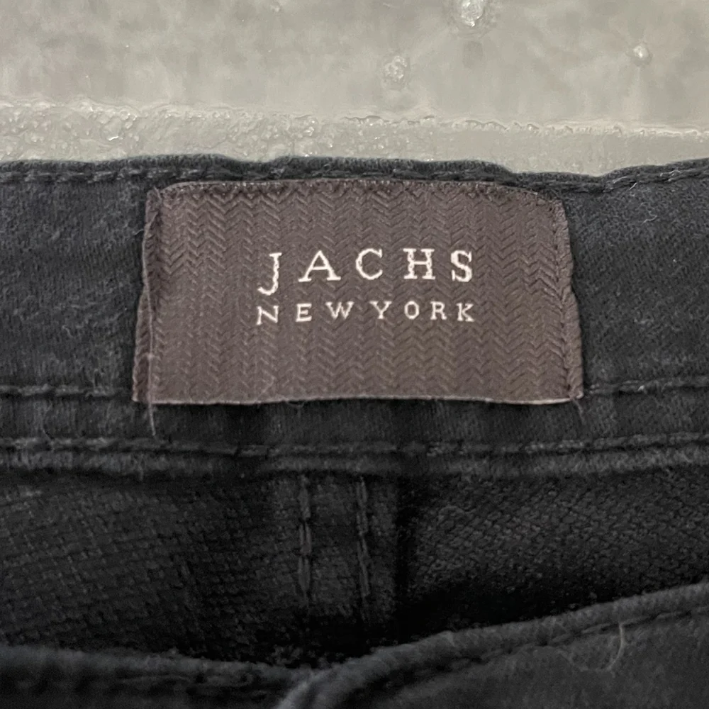 Jachs New York Mens Straight‎ Leg Black Jeans Size 32x30
